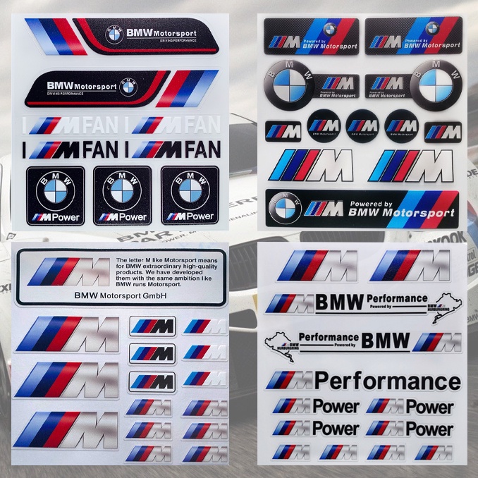 Stiker Reflektif Bahan Vinyl Kualitas Tinggi untuk Mobil BMW