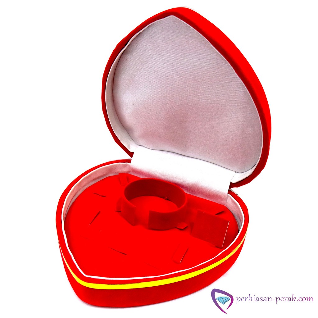 Kotak Cincin Set Perhiasan / Tempat Perhiasan Emas