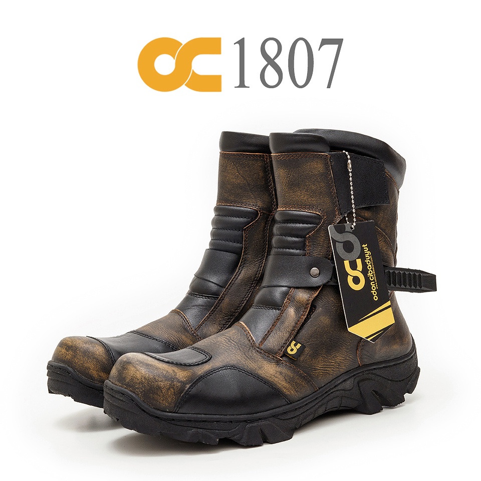 BOOTS SAFETY SEPATU TRING BIKERS RIDING MOTOR OC 1807 SEPATU KULIT