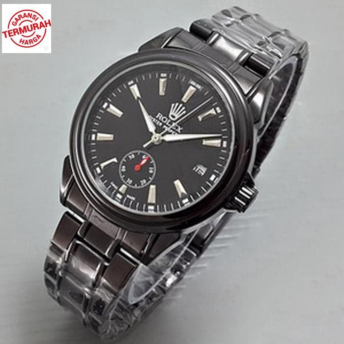 Jam Tangan Rolex Automatic Rolex Rantai Hitam