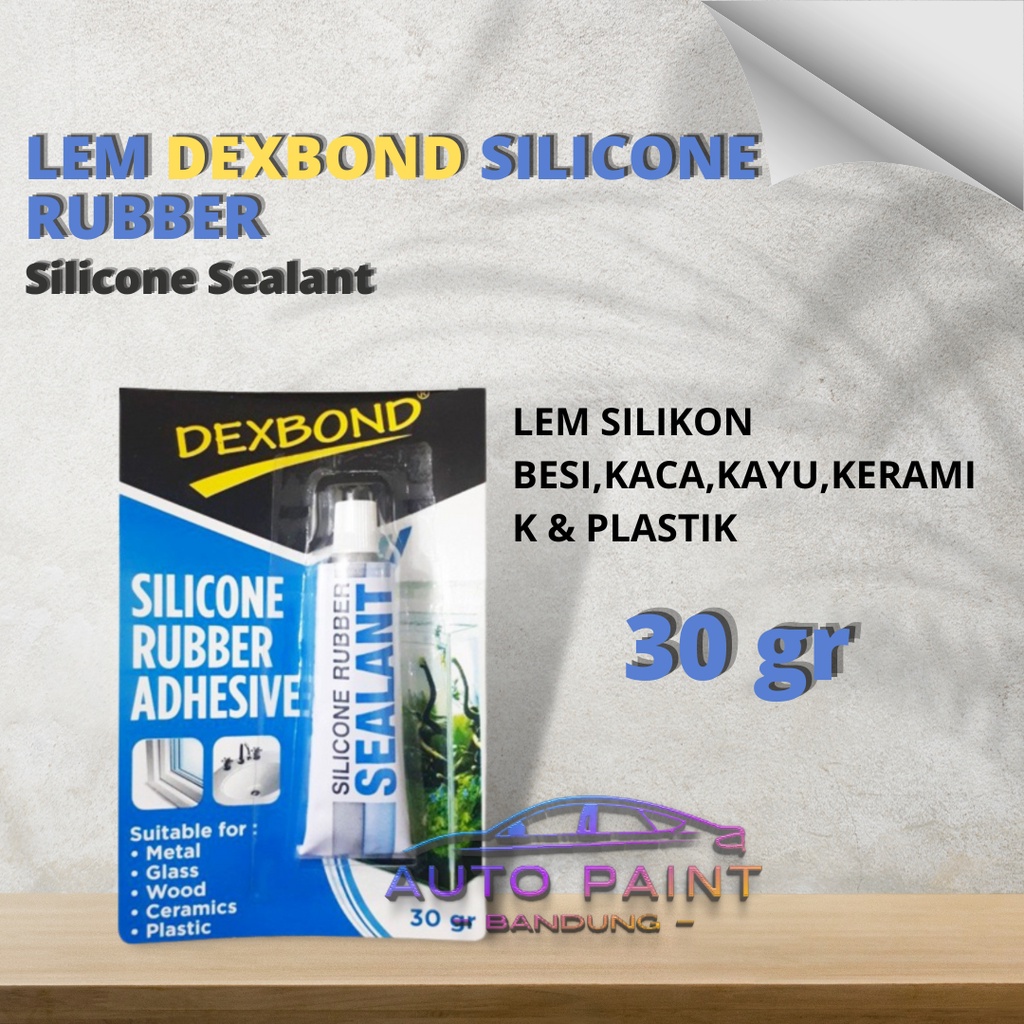 

LEM Silikon sealent DEXBOND Silicone Rubber Adhesive Sealant -30gr