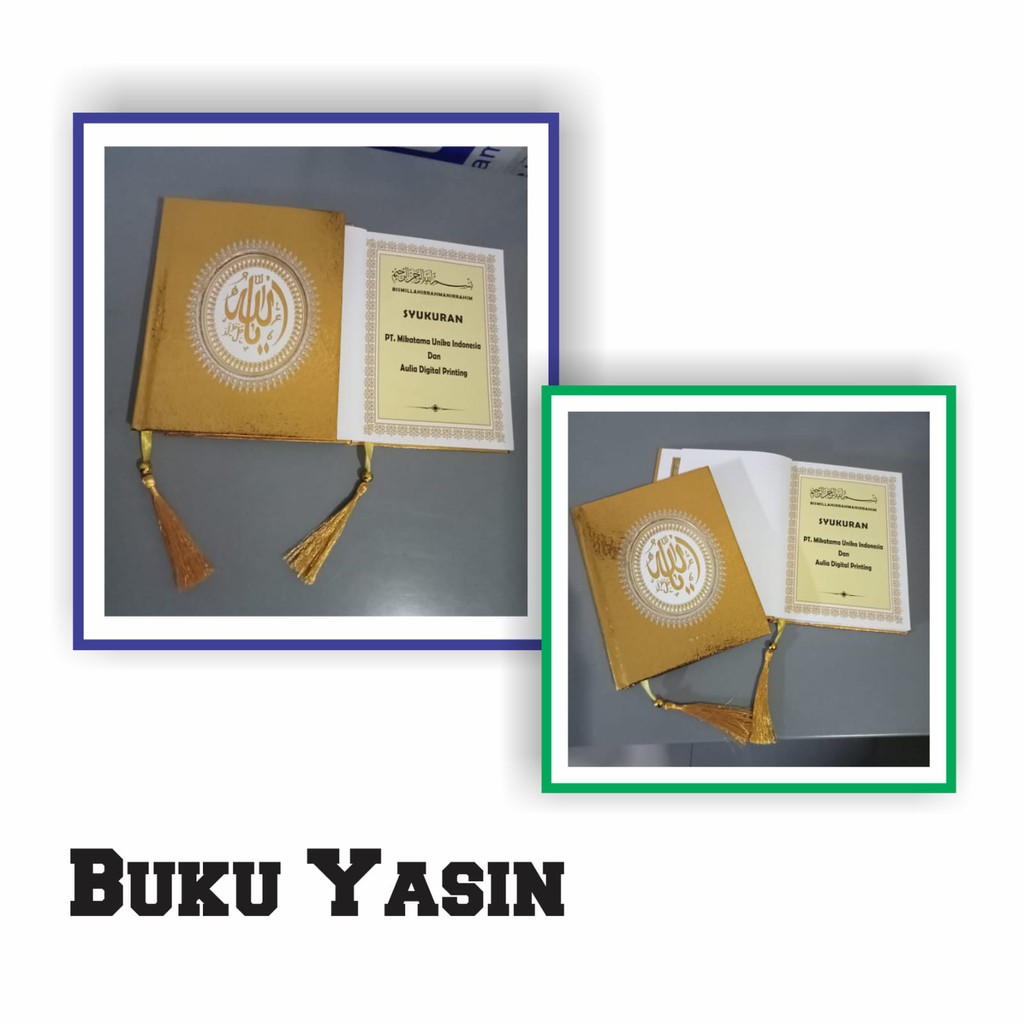 

Cetak Buku Yasin & Tahlil Hard Cover Isi 192 Lembar