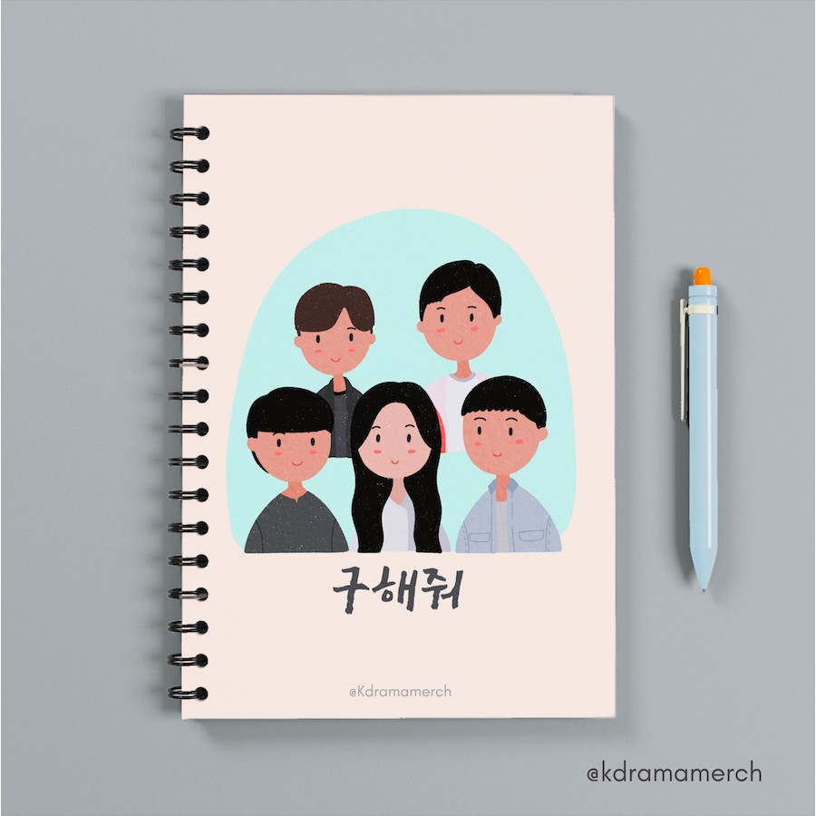 

SAVE ME NOTEBOOK SPIRAL DRAMA KOREA A5/ DRAMA KOREA / DRAKOR / JOURNAL / JURNAL SOFT COVER