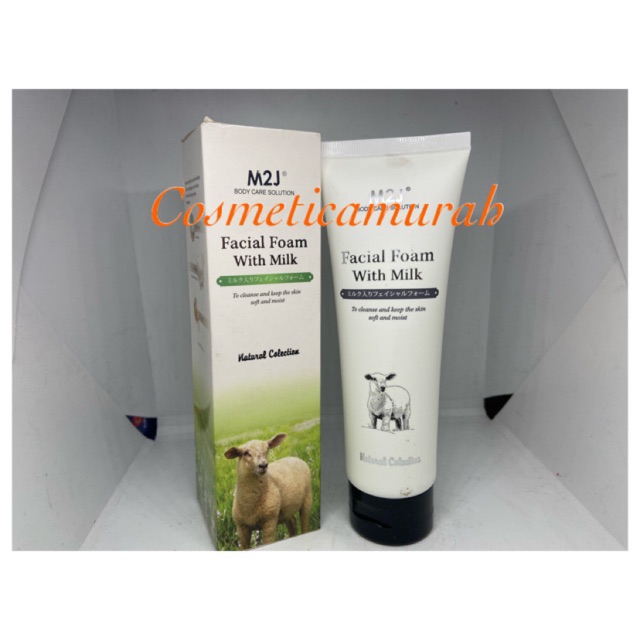 M2J facial foam wirh milk / SABUN CUCI WAJAH M2J