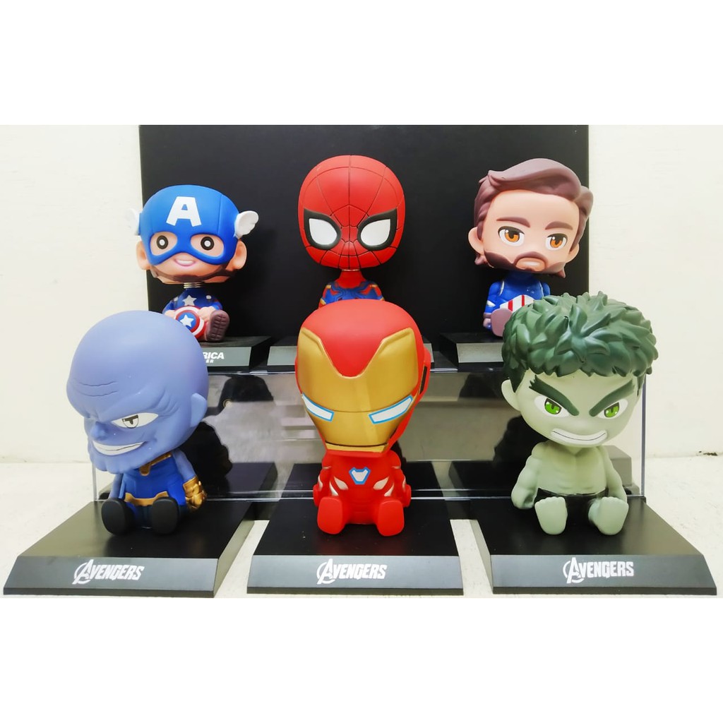 Pajangan Dashboard Mobil Figure Avengers End Game B