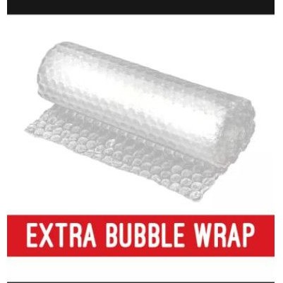 Bubble WRAP, extra bubble untuk produk elextronik, aman sampai tujuan.