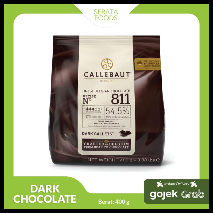 

TERBARUU!! Barry Callebaut Dark Couverture Chocolate 54.5% 400gr COD