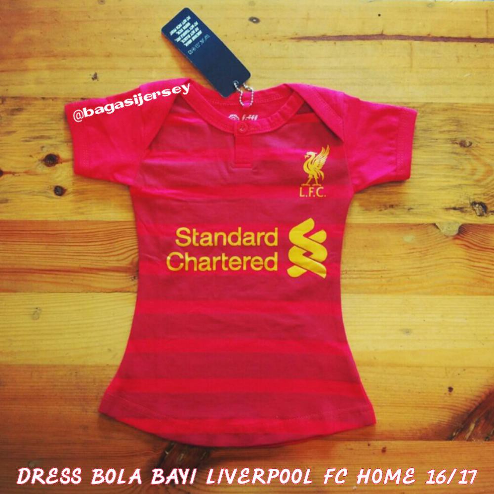 Dijual Dress Bola Bayi Liverpool FC Home 2016 2017 Murah
