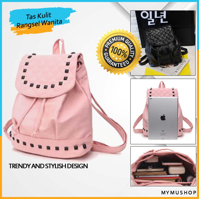 TAS RANSEL KOREAN STYLE TAS KOREA RANSEL WANITA TAS MINI KOREA TAS RANSEL WANITA KULIT TAS KOREA
