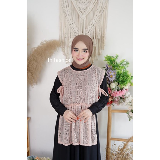 VEST ANDIN TERBARU/VEST TALI/VEST KERUT/VEST SERUT/VES GELOMBANG/VEST BURKAT/VEST BROKAT