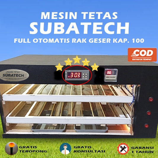 SUBATECH RG 100 Mesin Tetas Telur Full Otomatis Penetas