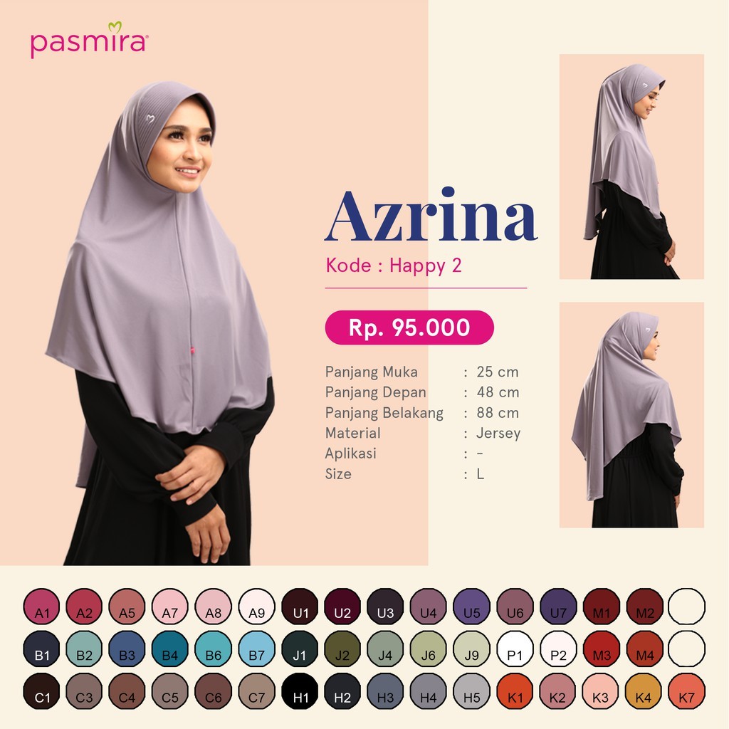 Pasmira Bergo Happy 2 Exclusive L