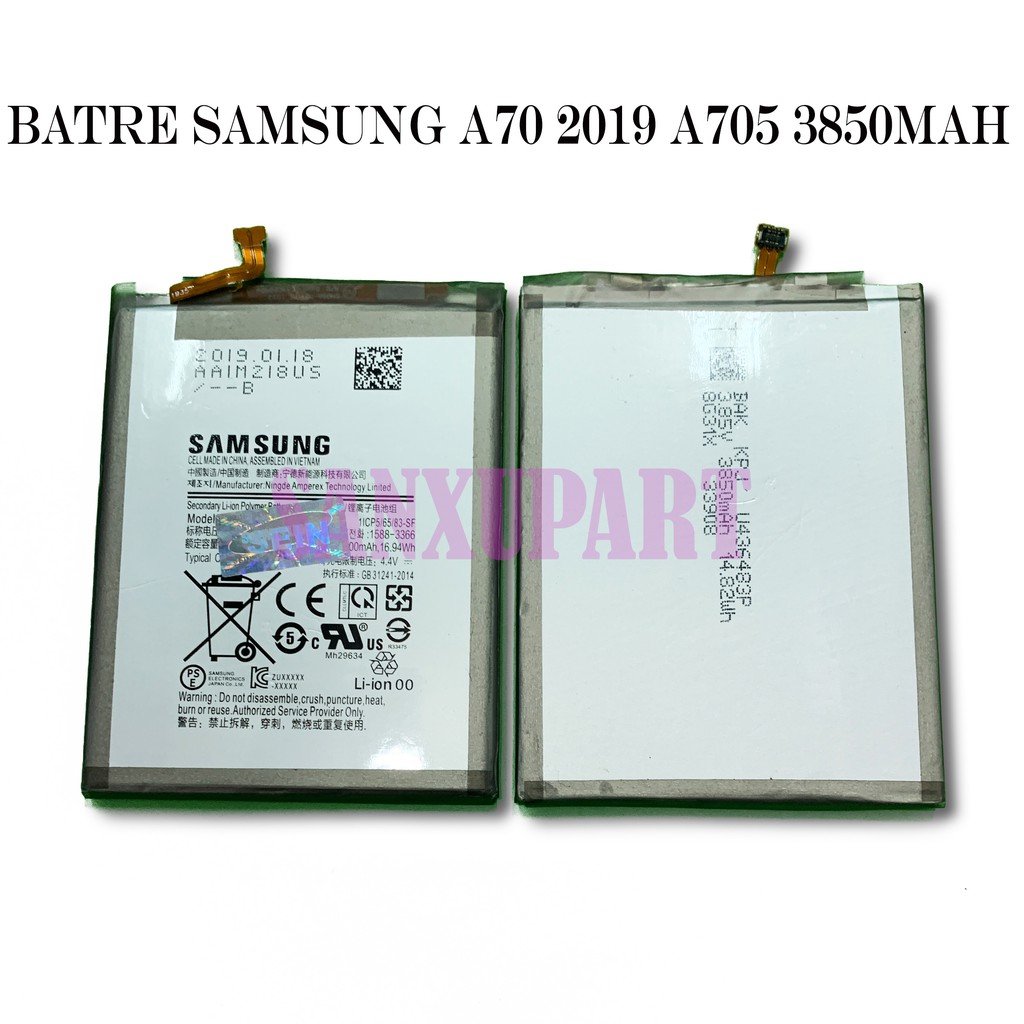 BAT BATRE BATERAI SAMSUNG BATERE SAMSUNG A70 A705 2019 ORIGINAL