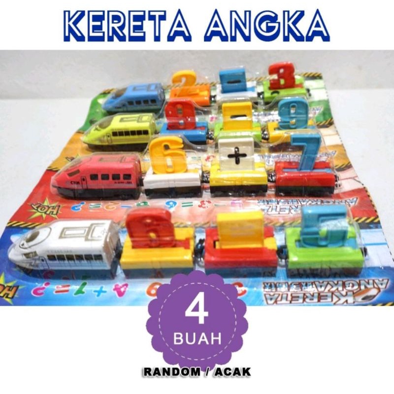 Mainan Kereta Api || Mainan Kereta Api Angka