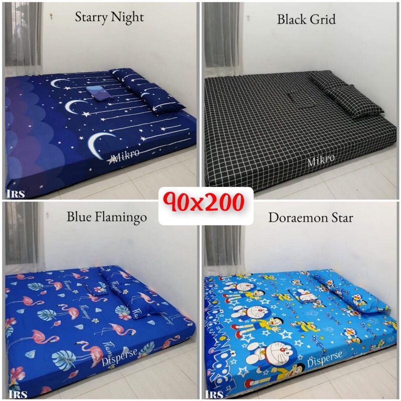 Sprei / Seprai Bali Polos Embos & Motif 90x200