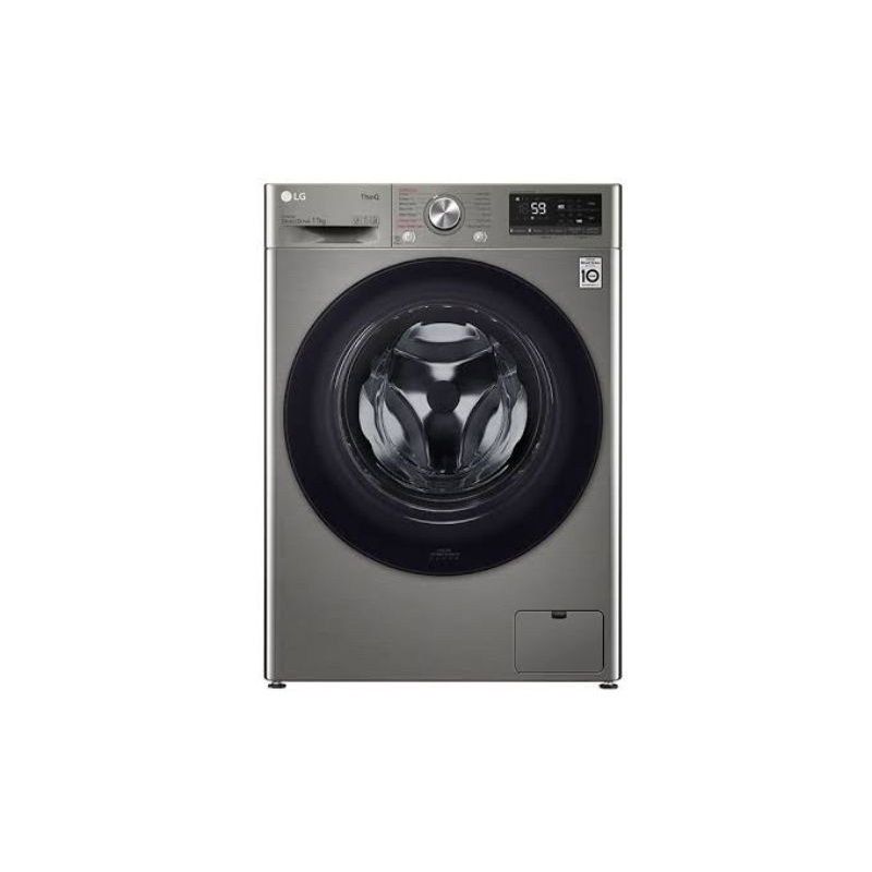 LG FV1411S4PN MESIN CUCI FRONT LOADING 11 KG Inverter Steam Ai DD FV1411