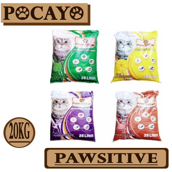 Pasir Kucing PAWSITIVE 25L/20KG - ALL VARIAN (Grab/Gosend)