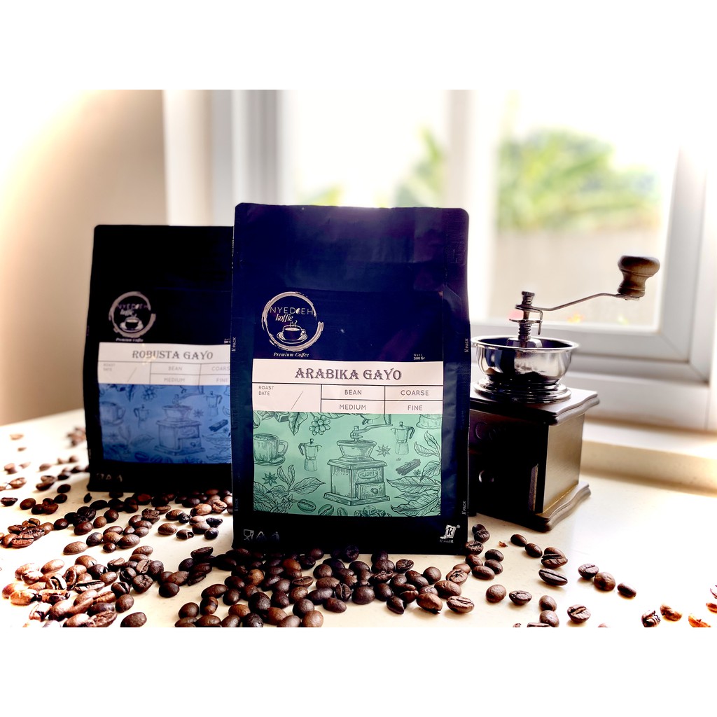 

PAKET DUO KOPI ARABIKA ROBUSTA GAYO 200 GR GRAM ARABUSTA BIJI BUBUK