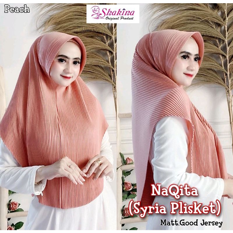 Jilbab Instan Plisket Jersey Naqita Ori Shakina Hijab