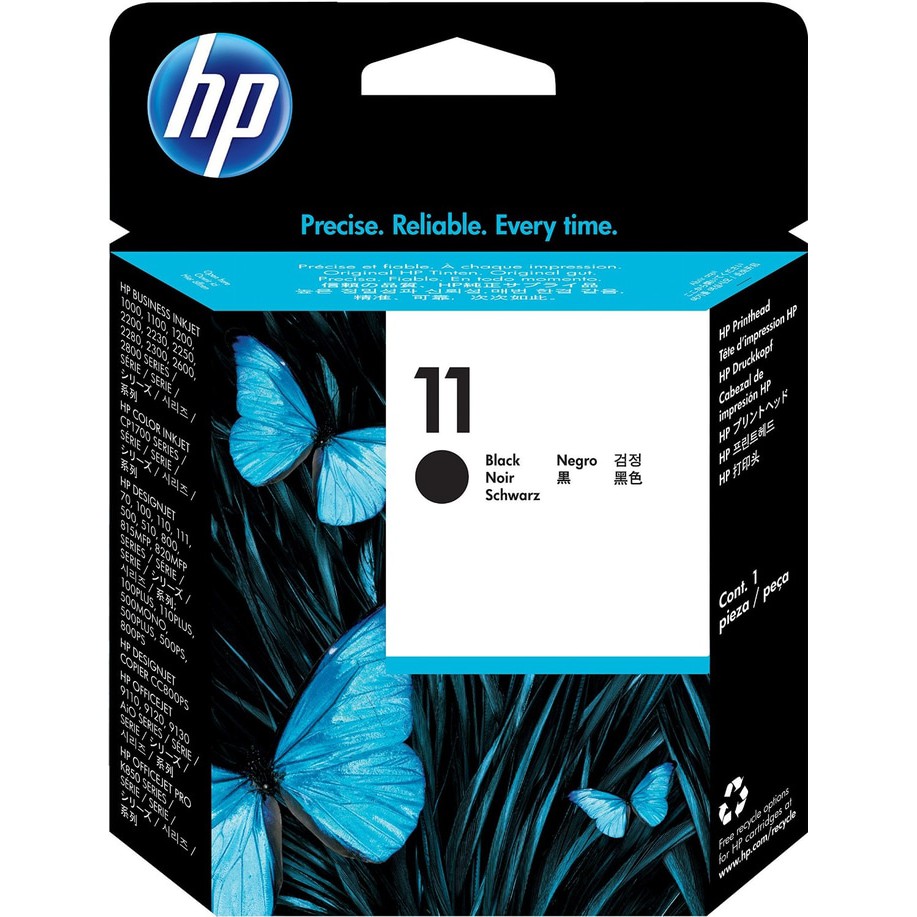 Tinta HP Original 11-C4810A Black Printhead