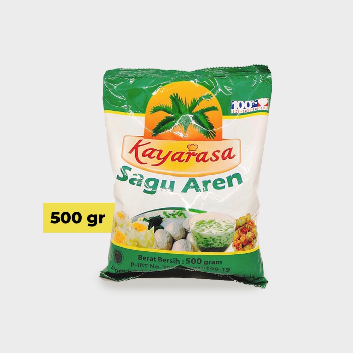 

Tepung Sagu Aren Kayarasa/Pati Sagu/Sago Flour/Sago Starch 500 gr