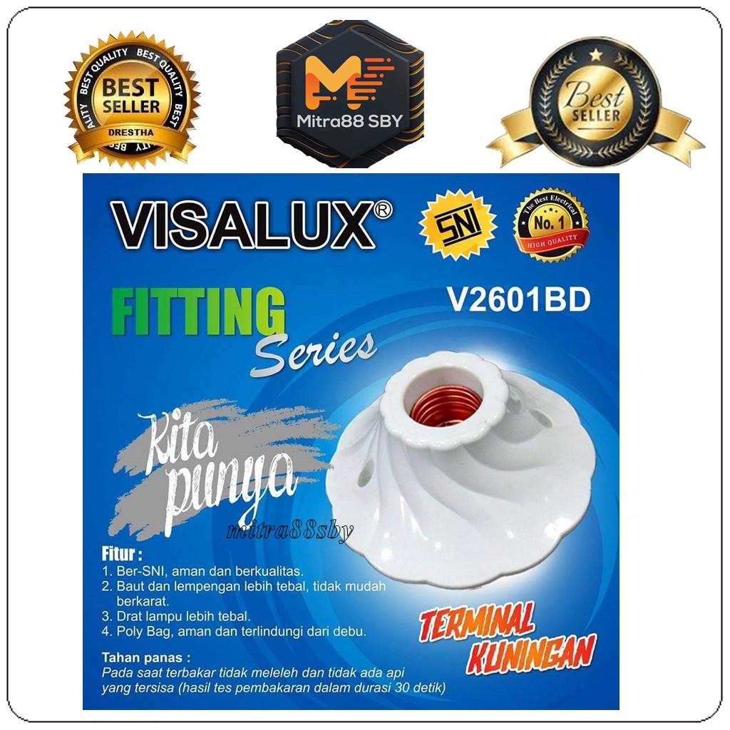 Mitra88sby fitting plafon e27 Visalux