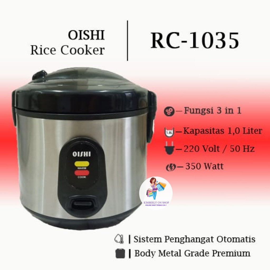 Magic Com / Rice Cooker / OISHI RC-1035 - 1.0 L