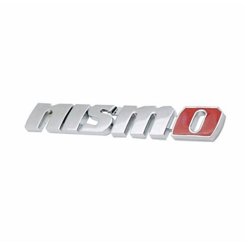 Emblem Nissan Chrome Besi Nismo Turbo