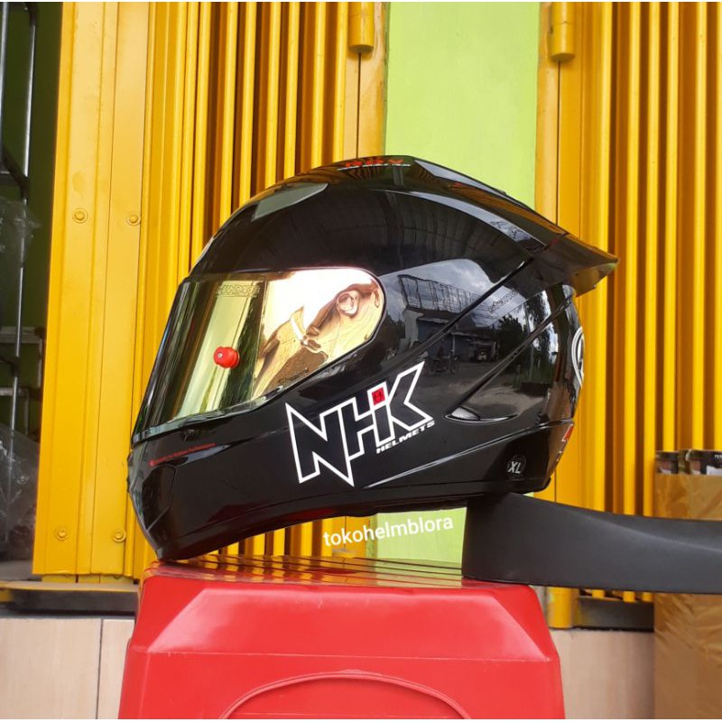 NHK GP1000 BLACK GLOSS PAKET VISOR GOLD SPOILER AKRILIK