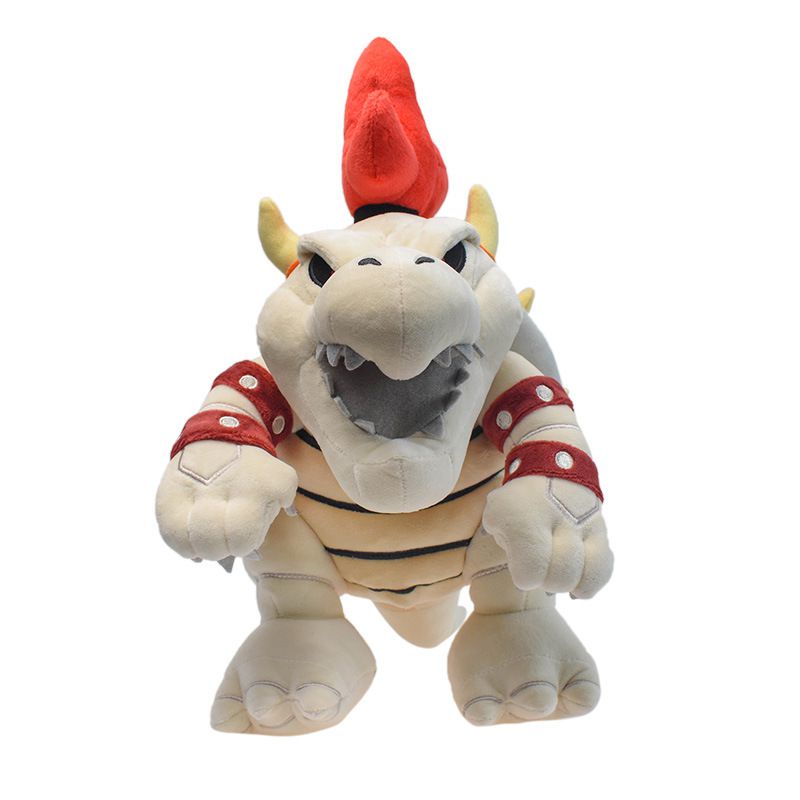 33cm Bowser Koopa Super Mario Standing Baby Plush Doll Boneka Mainan Mini