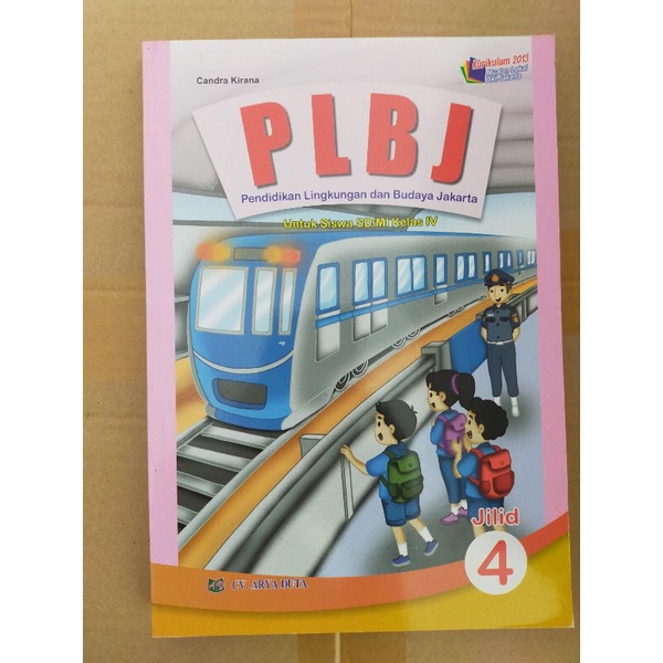 ORI buku teks PLBJ k13 untuk SD kelas 4 edisi revisi terbaru penerbit Arya duta