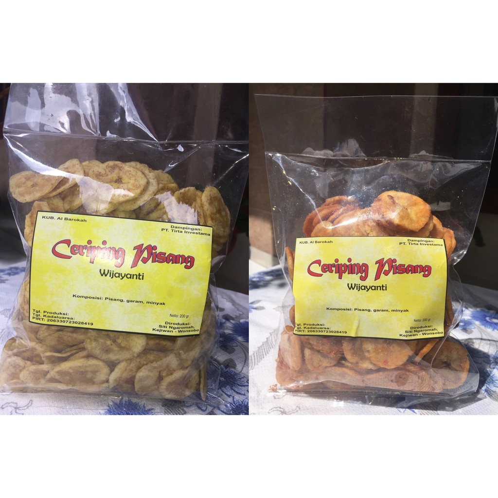 

Keripik Pisang "Ceriping Pisang" Wijayanti 200Gr