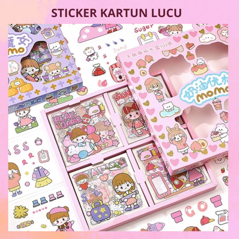 

Stiker motif kartun korea lucu anti air sticker Aesthetic DIY Buku Diary Stiker HP Stiker Tumblr Stiker Botol minum Stiker Deco / Sticker Kartun Lucu Stiker handbook scrapbook