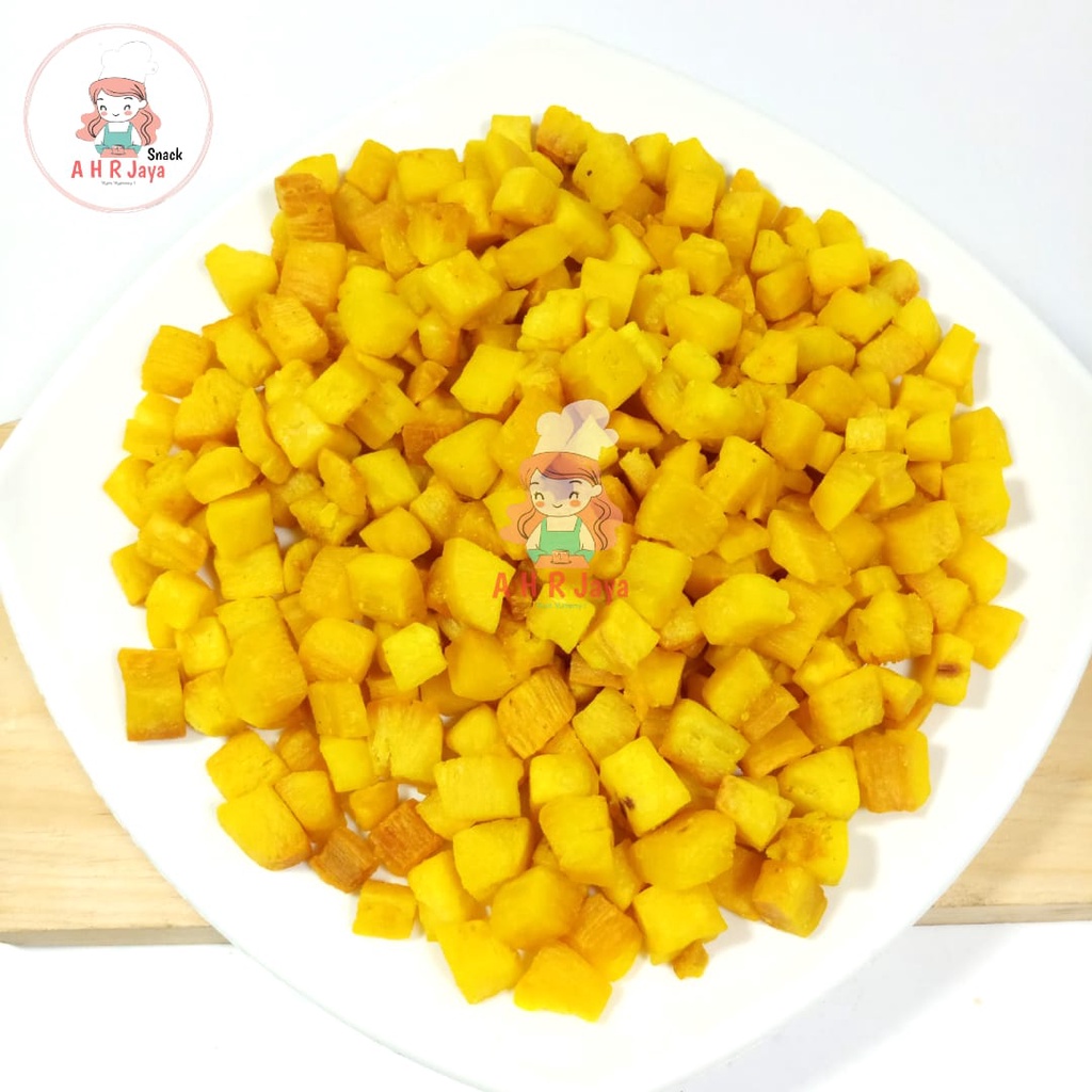 

Singkong DAKA-DAKA | Singkong Dadu Kuning - 250 gr / Ganepo / Oleh oleh khas Padang