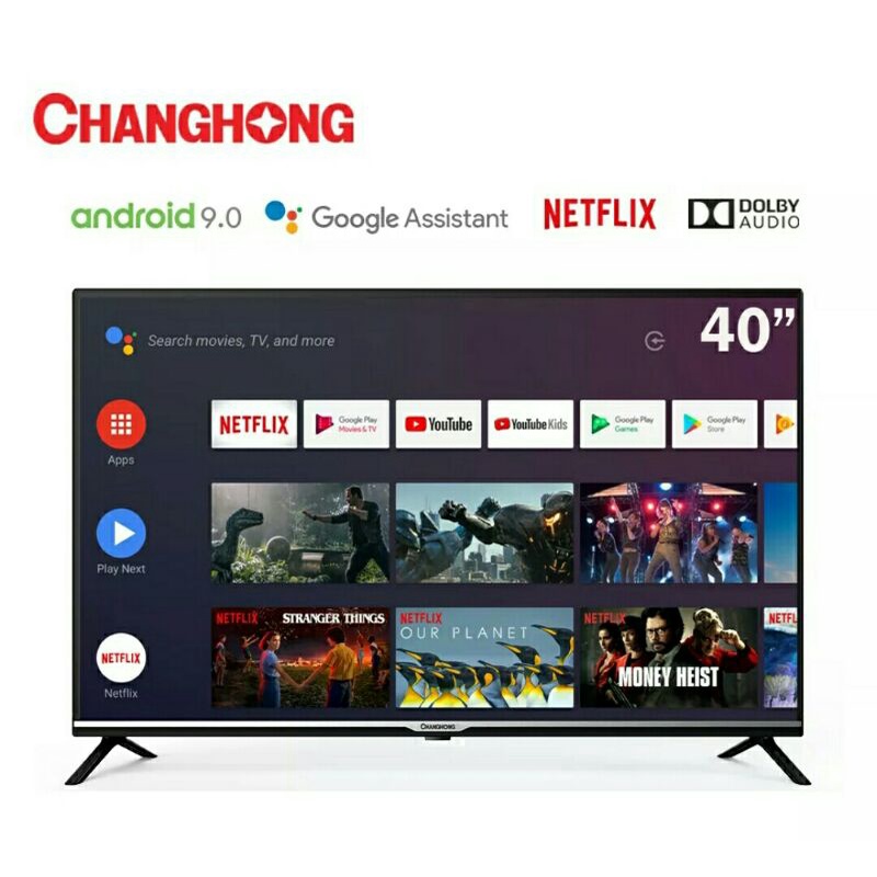 televisi Changhong 40 inch Android 11 Chiq terbaru