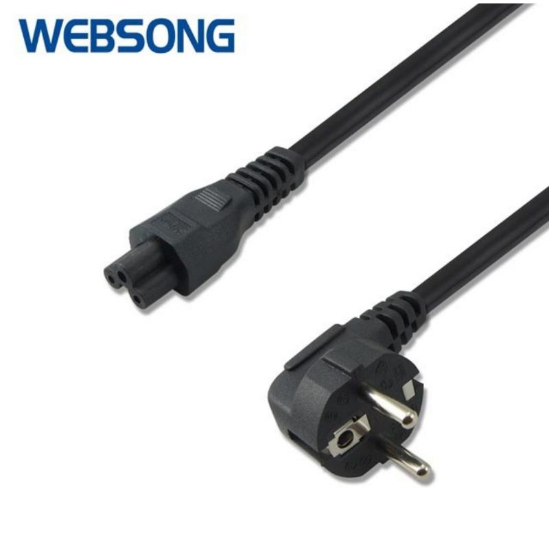 Kabel Power 3 Pin Laptop 3M 0.15x1mm OD7.0 1000watt WEBSONG