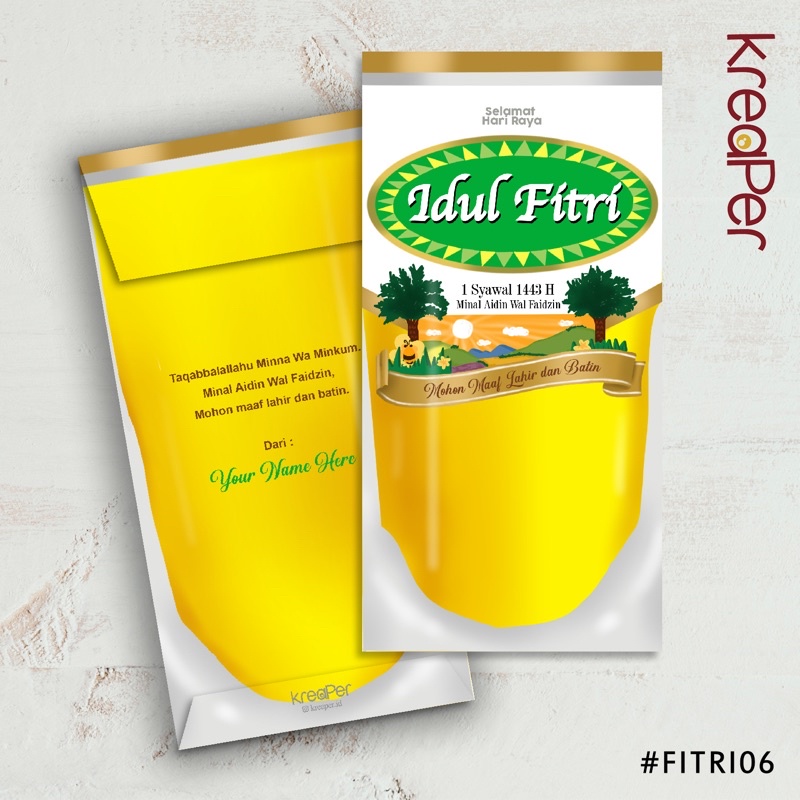 

AMPLOP LEBARAN IDUL FITRI THR FITRAH 2022 PREMIUM MURAH (Kode: FITRI06)