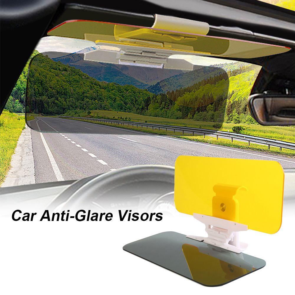 Lanfy Car Sun Visor Anti Sinar Matahari Lipat Flip Down Anti UV Day Night Vision HD Kaca Mempesona Goggle