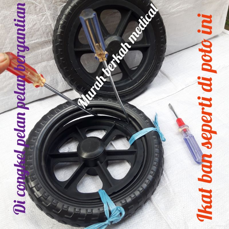 Ban mati 12  paling termurah diameter velg nya  22 cm  sparepart kursi roda