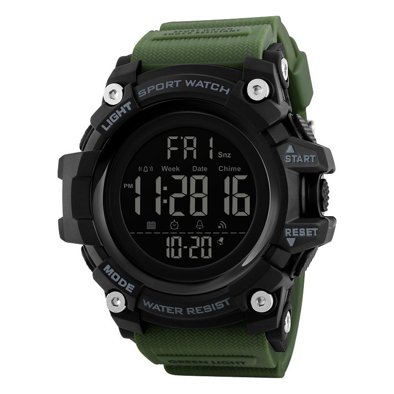 SKMEI 1384 ORIGINAL Jam Tangan Pria  SKMEI Digital LED