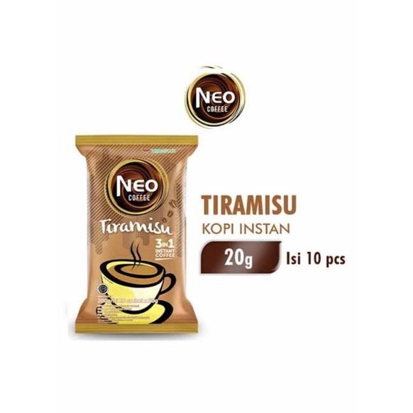 

NEO COFFEE TIRAMISU 10X20G