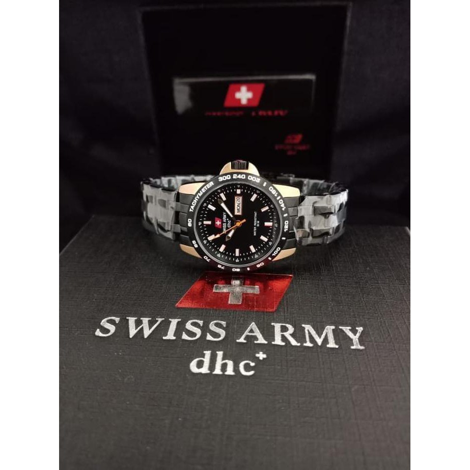 TERBARU JAM TANGAN WANITA SWISS ARMY DHC TYPE SA-2117LR / JAM TANGAN ANALOG TERLARIS