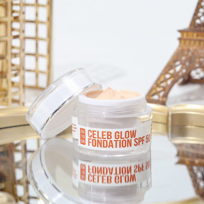 NEW CELEB GLOW FONDATION SPF 50 WARNA BARU PINK ORANGE