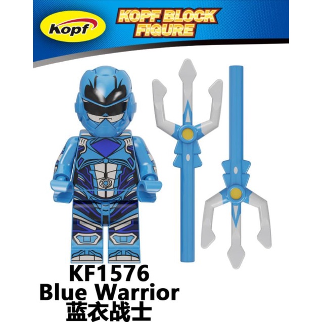 [DJ] lego power ranger KF1576 warrior in pink black white green soldier red yellow blue super hero m