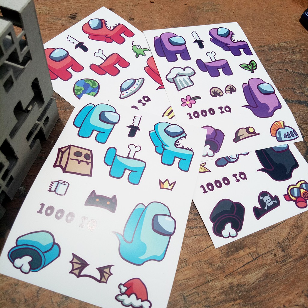 

13pcs Sticker Pack A6 Impostor Among Us