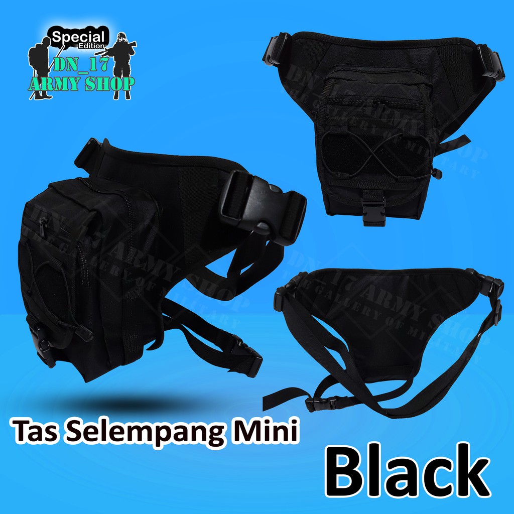 Tas Selempang,Paha,Pinggang Loreng Gurun,Hitam,Hijau,Krem Cordura