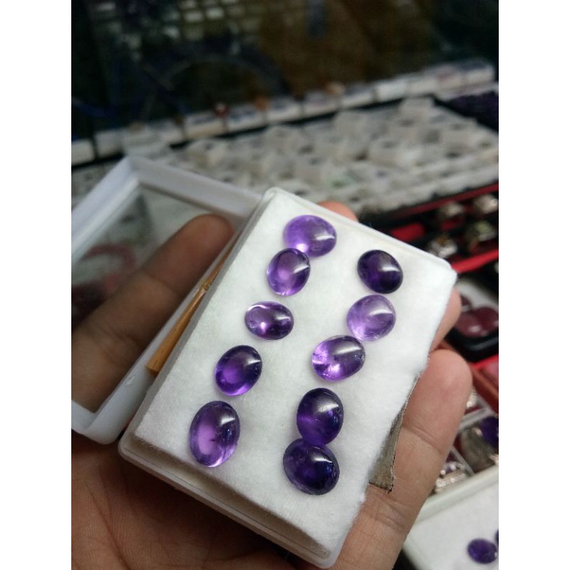 Amethys Quartz batu kecubung ungu kalimantan