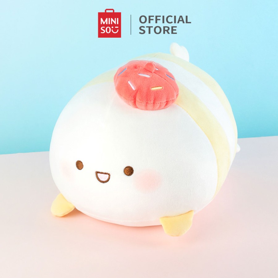 MINISO Boneka Mainan Mewah Bantal Guling Lucu Lembut Plush Mainan Bayi - Hijau