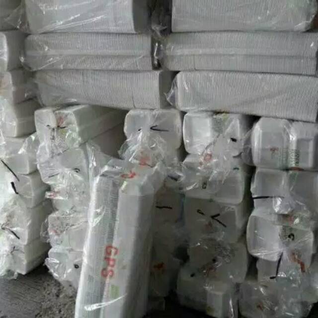 [TEBAL Styrofoam Foam BUBUR sterofoam fom gabus persegi panjang box Nasi Merk GPS