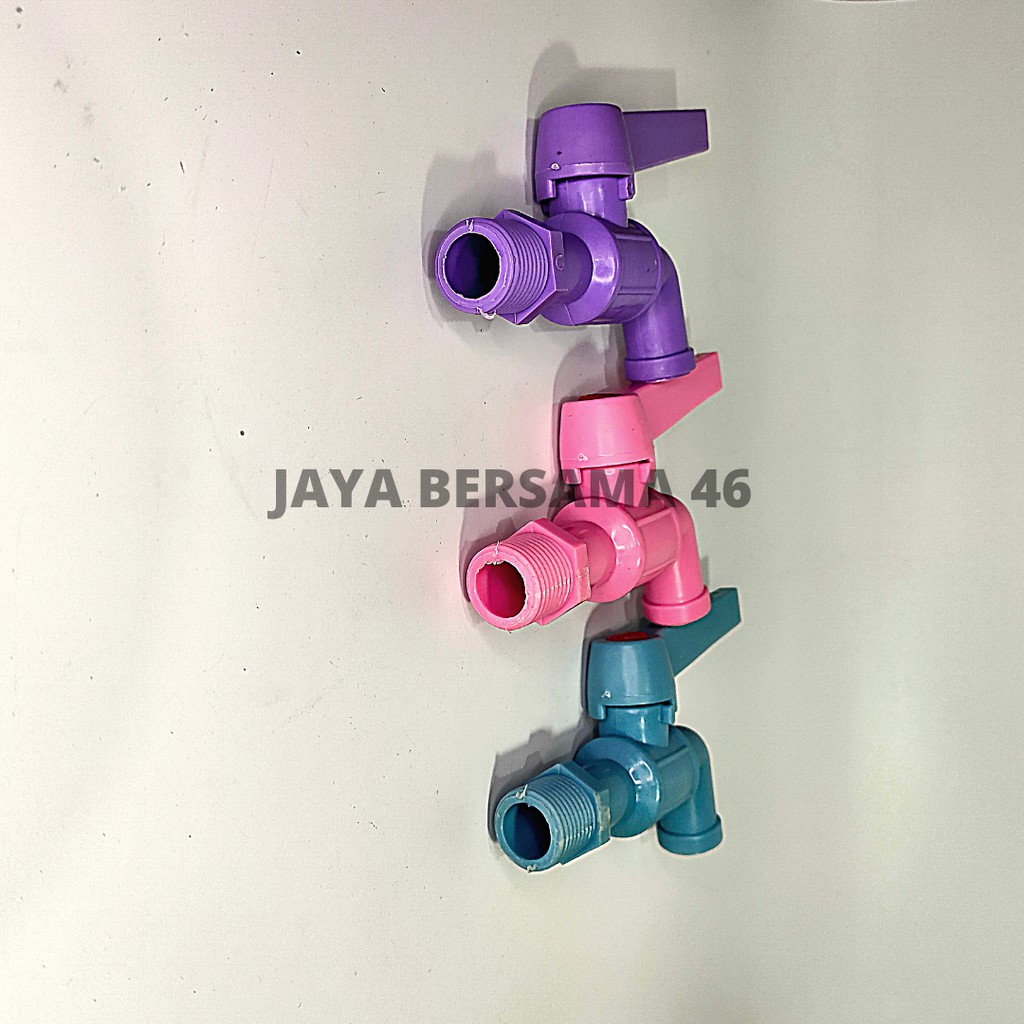 KRAN PVC STABILO LOTUS ENGKOL BALING / KRAN PLASTIK MURAH / KERAN KRAN TEMBOK PELASTIK PLASTIK STABILO WARNA BALING ENGKOL KAMAR MANDI DAPUR UKURAN 1/2 INCH